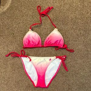 Aerie pink ombre bikini